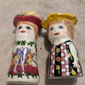 Susan Paley for Ganz vintage salt and pepper shaker set - Bella Casa?